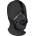 Ouch! Xtreme Head Harness with Breathable Ball Gag and Nose Hooks Black