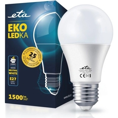 Eta EKO LEDka klasik 15W, E27, neutrální bílá