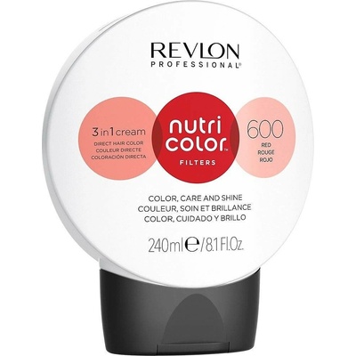 Revlon Nutri Color Filters Barevná maska na vlasy 600 Red 240 ml