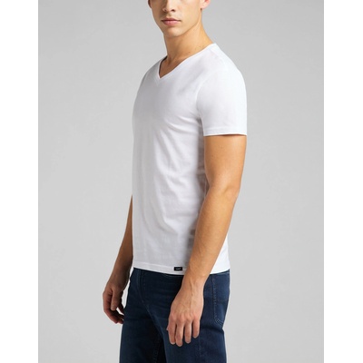 Lee tričko Lee TWIN PACK CREW WHITE