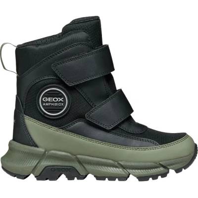 Geox J FLEXYPER PLUS Čierna Zelená Biela