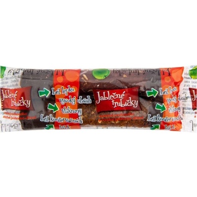 Bioprodukt JT Jablkové trubičky s čokoládovou polevou 2 ks 24 g