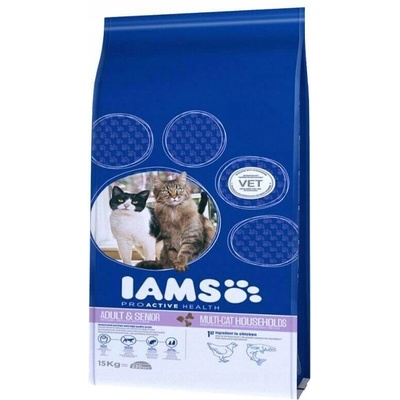 Iams suché krmivo mix chutí 15 kg