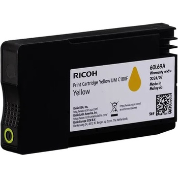 Ricoh Касета с мастило RICOH IJM C180F, 1600 копия, Yellow (408520)