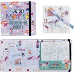 Floss & Rock Карти за оцветяване с вода - Magic Water, Floss&Rock - Еднорози (38P3417)