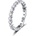 Silenti Jewelry Сребърен пръстен "Изтънченост" - 7 - 54.5мм (17.2мм диам. )