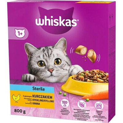 WHISKAS Sterile Kuracie mäso 0,8 kg