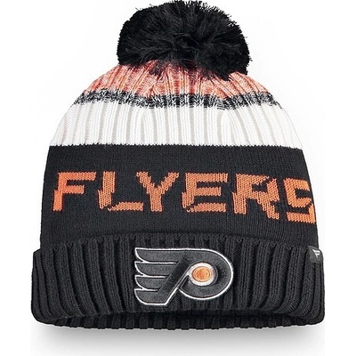 Fanatics Authentic Pro Rinkside Goalie Beanie Pom Knit NHL Philadelphia Flyers