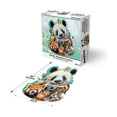 PRIME 3D drevené puzzle Afrika 300 ks