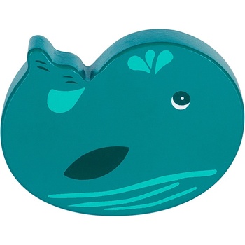 Image 1 of Lule Toys Дървена бебешка дрънкалка Lule - Кит (8811-W)