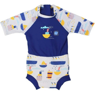 Splash About Happy Nappy Sunsuit Tug Boats