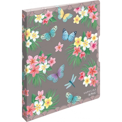 Herlitz Pořadač 2 kroužek maX.file A4 2,5 cm Ladylike, Motýlci