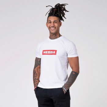 Nebbia tričko pánske Basic 593 white