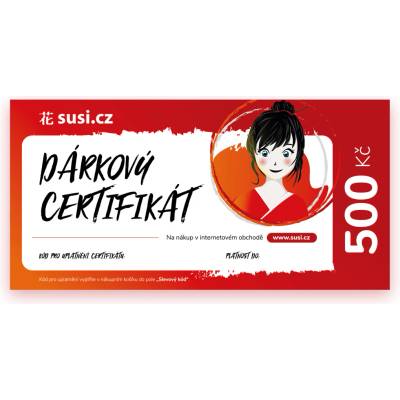 Dárkový certifikát Susi.cz, 500 Kč
