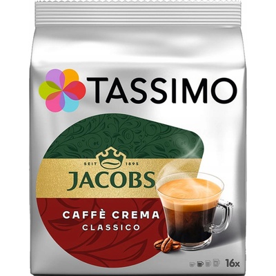 Tassimo Sada 4 kapslí Jacobs Caffe Crema Classico XL 16 ks – Zbozi.Blesk.cz