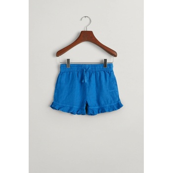 Gant Linen frill shorts modrá