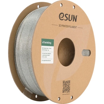eSUN PLA-Twinkling Silver - 1, 75 mm / 1000 g (PLA-TK175S1P1)