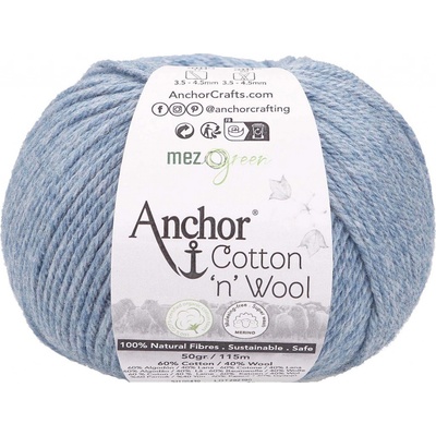 Anchor Cotton Wool 920 Modrý Opál