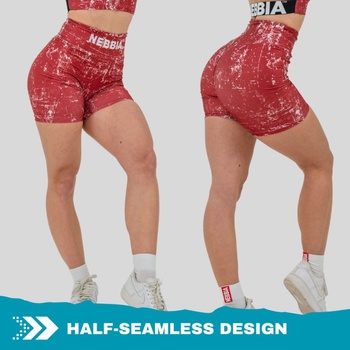 Nebbia legínové šortky s vysokým pásom Hammies 615 red