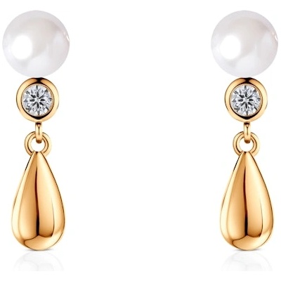 SAVICKI Обеци Eterniàle, сребро, цирконии, перли