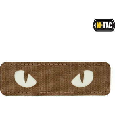 Nášivka M-Tac Cat Eyes Glow - coyote-biela
