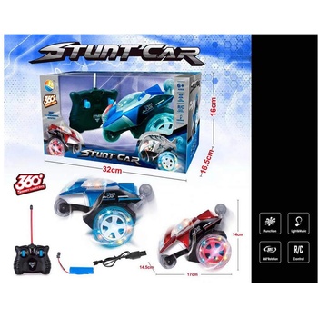 Кола каскадьор с радиоконтрол и акумулаторна батерия