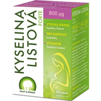 Swiss Med Kyselina listová forte 90 tablet