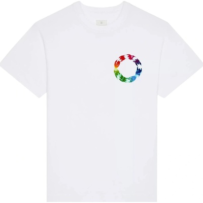 Givenchy Circle White tričko bílá