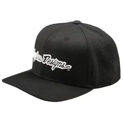 Troy Lee Designs TLD Curved Snapback Signature Black