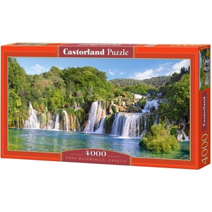 Castorland Панорамен пъзел Castorland от 4000 части - Водопадите в Крка, Хърватия (C-400133-2)
