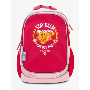 BAAGL Ученическа раница Supergirl - STAY CALM BAAGL | Rozov | Момичешки | ONE SIZE