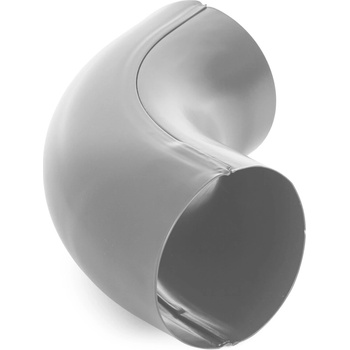 Evromat Koleno falcované pre odkvapový zvod 100 mm 72° pozink