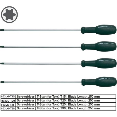 HAZET Дълги отвертки torx - от 34лв ; hazet