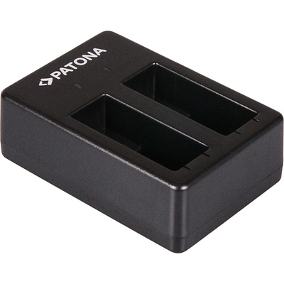 Patona Зарядно за батерия GoPro Hero 5 / Hero 6 / Hero 7, MicroUSB, двоен (1935)