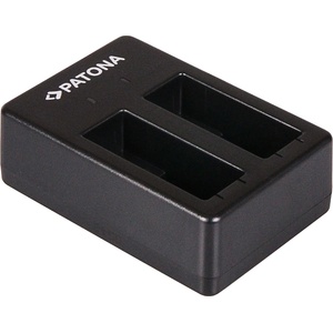 Patona Зарядно за батерия GoPro Hero 5 / Hero 6 / Hero 7, MicroUSB, двоен (1935) Зарядно за батерии
