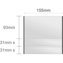 Triline Ac128/BL Alliance Classic nástenná tabuľa 155 x 155 mm