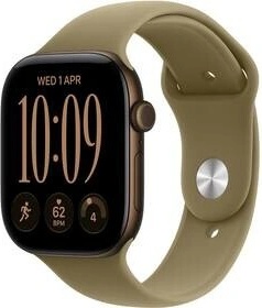Apple Watch Series 12 Cellular 42 mm Dark Bronze Aluminum with Olive Sport Band S/M MJG44RK/A