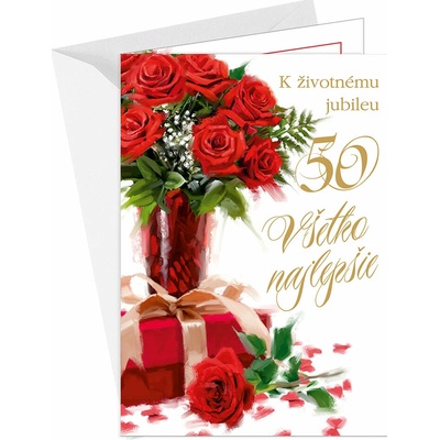 ARGUS Blahoželanie k 50. narodeninám 75-644/50