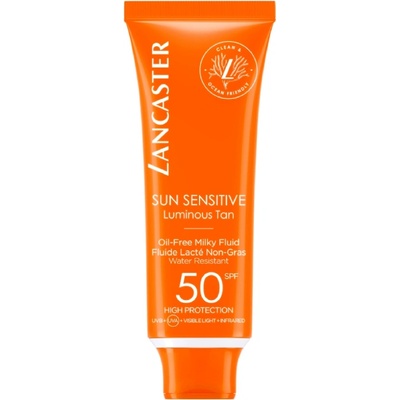 Lancaster Sun Sensitive Oil-Free Milky Fluid SPF50 Слънцезащитен продукт дамски 50ml