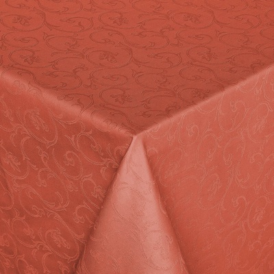 Veba Ubrus GARBO Royal ornament cihlová 140x140 cm
