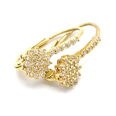 B&B Goldinvestic zlaté kulaté se zirkony N5578-585/1000