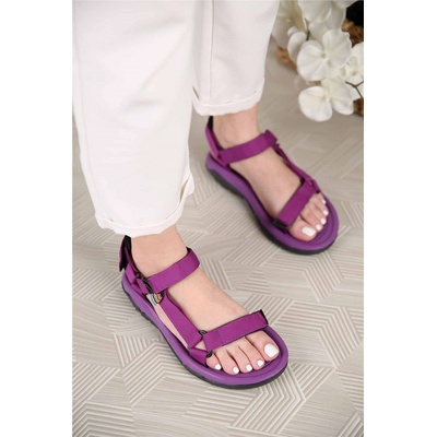 Moda Trend Дамски сандали - Лилави 304378 (304378_Лилав)