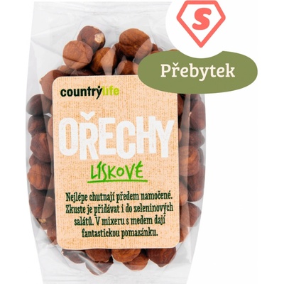 Country Life Lískové ořechy Bio 100 g
