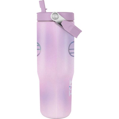 CurePink nerezový cestovní hrnek K Pop Demon hunters Lovkyně démonů Znak 850 ml