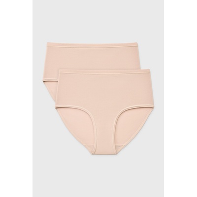 Astratex 2PACK класически бикини Pure с по-висока талия памучни (2PPure1ATX_kal)