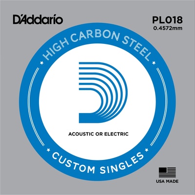 D'Addario PL 018 Единична струна за китара (PL018)
