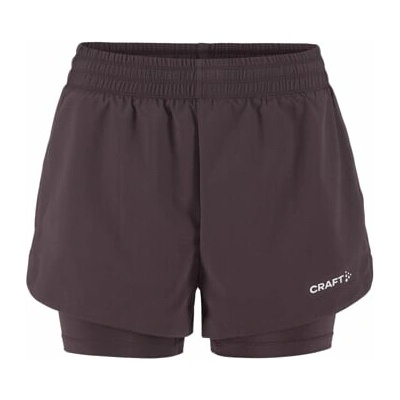 Craft dámske šortky ADV Essence 2v1 2 purple