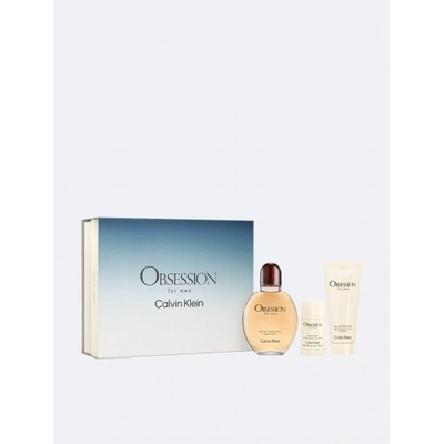 Calvin Klein Комплект за мъже Calvin Klein Obsession - Тоалетна вода 125 мл + Душ гел 100 мл + Дезодорант стик 75 мл