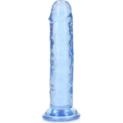 Shots Toys Джели дилдо Real Rock Crystal Clear 6" синьо