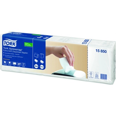 Tork ubrousky Xpressnap Extra Soft 216x165mm bílé N4 – Zboží Dáma